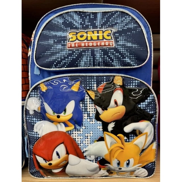 Backpack - Sonic The Hedgehog - Knuckles Tails Shadow Pixel - Walmart ...