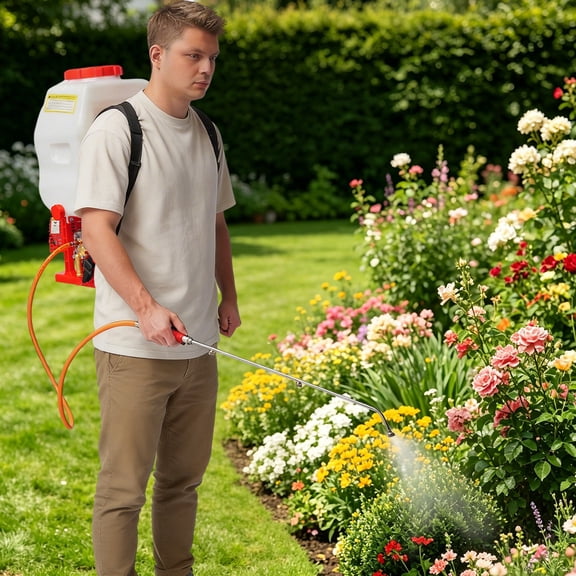 Backpack Sprayers Fogger Agricultural New Mister Duster 26CC 2-Stroke Backpack Gas Sprayer Blower Cold Fogger 8500r/min for Pest Control