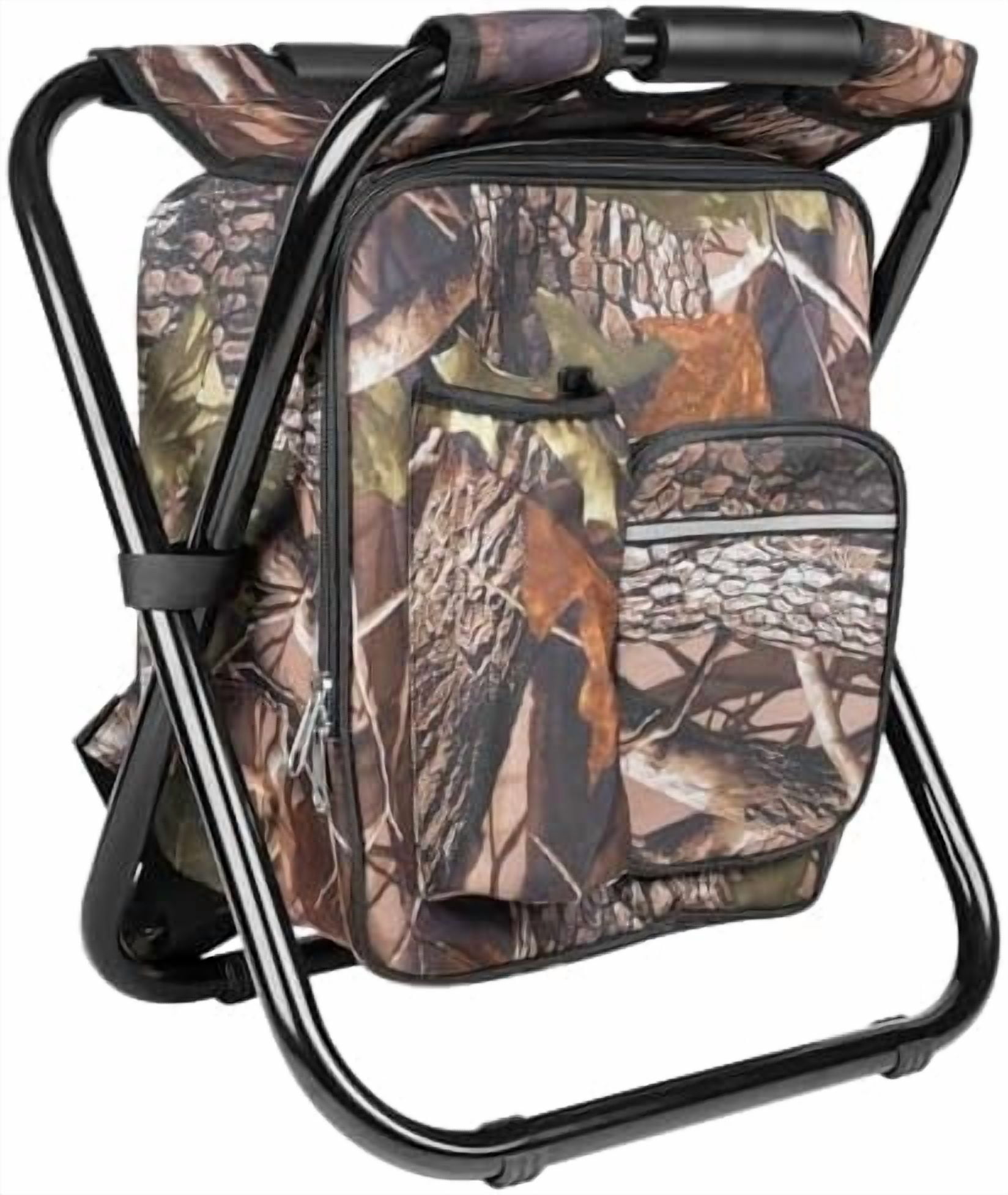 Stool Back Pack Backpack Stool Cooler Chair Heavy Duty 300 LBS Max Load Portable ...