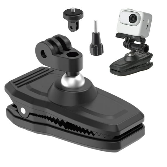 Backpack Strap Mount Quick Clip Mount, 360 Degree Rotation Session, DJI Osmo Action 4/3 and Most Action Cameras - style:style1