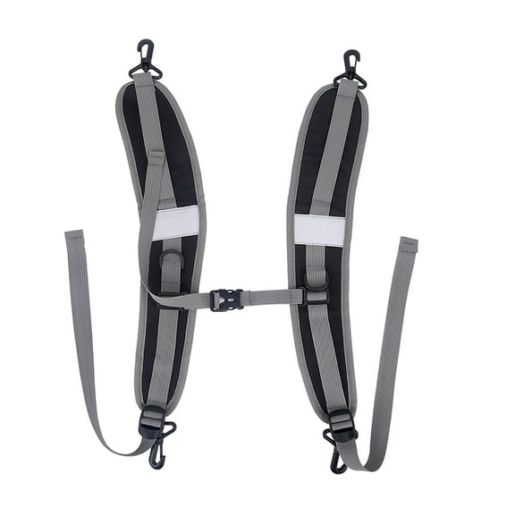 Backpack Straps, Waterproof Replacement Shoulder Strap, 1 Pair Nylon Durable Backpack Shoulder Adjustable Straps Belt Repair Parts Accessory, Professional Bag Strap[black]