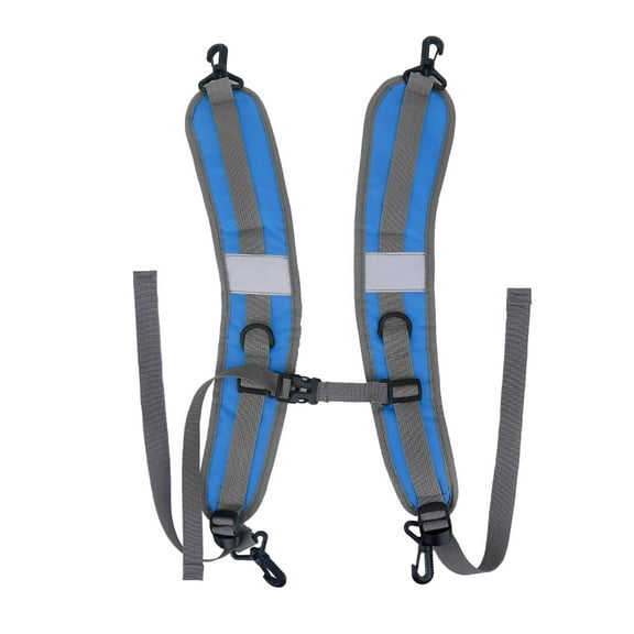 Backpack Straps, Waterproof Replacement Shoulder Strap, 1 Pair Nylon Durable Backpack Shoulder Adjustable Straps Belt Repair Parts Accessory, Professional Bag Strap[blue]