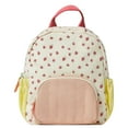 thumbnail image 1 of Backpack Strawberry Print Backpack for Ages 1-5 Years Small Size Lightweight Canvas Bag for Travel and Outdoor Use with Easy Clean Strawberry Print, 1 of 5