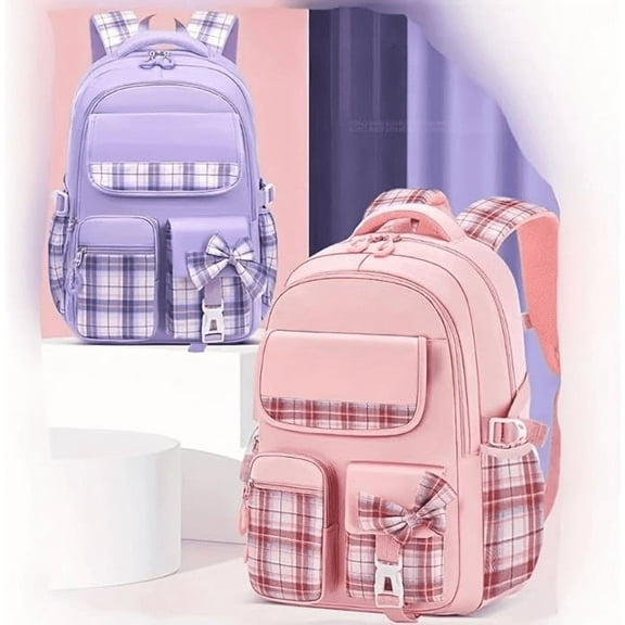 Backpack Student Backpack With Multiple Pockets, Large Capacity, Breathable And Lightweight Schoolbag With Reflective Strips