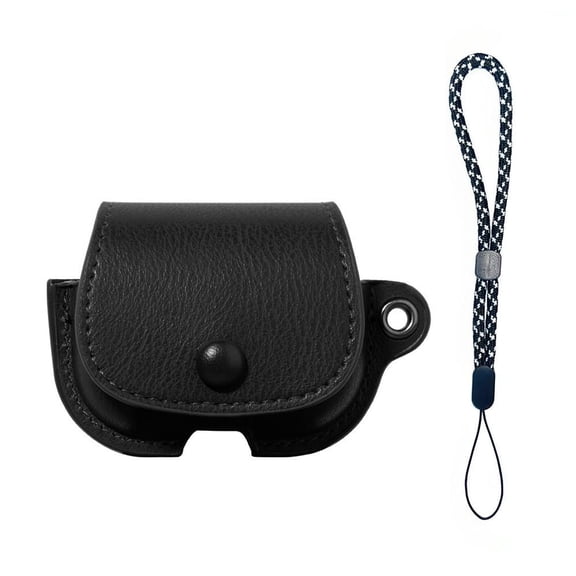 Backpack Style PU Leather Earphone Protective Case with Lanyard For AirPods Pro 3
