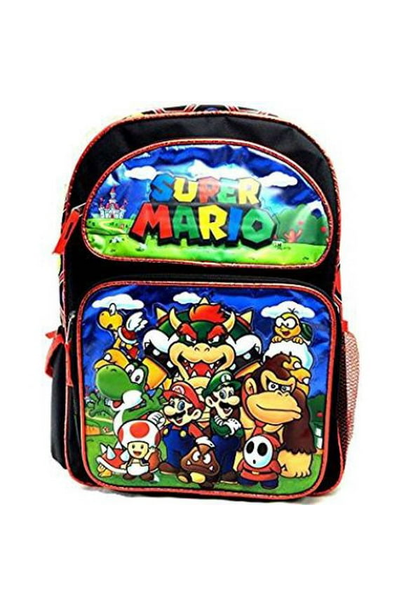 Backpack - - Super Mario World Black/Red Team 16 151816