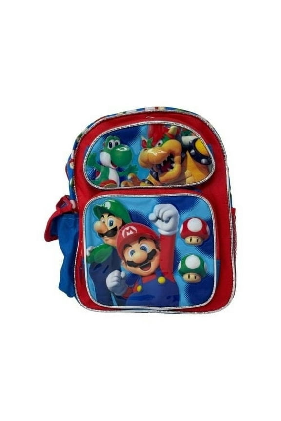 Backpack Super Mario (Yoshi, Bowser, Mario, Luigi) 12 inch