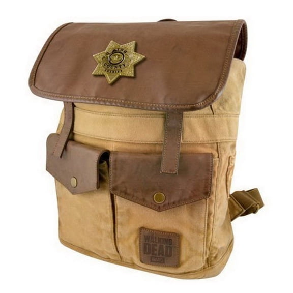 Backpack - The - Rick's Sheriff Brown New Toys Licensed TWD-L107