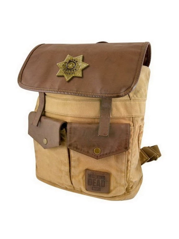 Backpack - The - Rick's Sheriff Brown New Toys Licensed TWD-L107