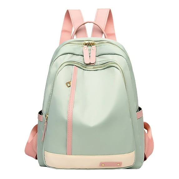 Backpack Travel for Women, Versatile Large Capacity Junior High School Student Backpack Color Matching Foolproof Backpack New Student Backpack, Travel Backpack for Women