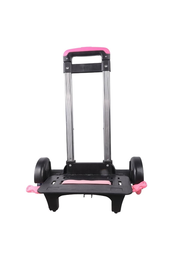 Backpack Trolley Foldable Trolley Cart 6 Wheels Hand Truck for School Bag