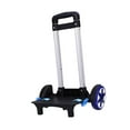thumbnail image 1 of Backpack Trolley Hand Truck Wheeled Luggage Cart Aluminum Alloy Adjustable Base School Travel Camping, 1 of 9