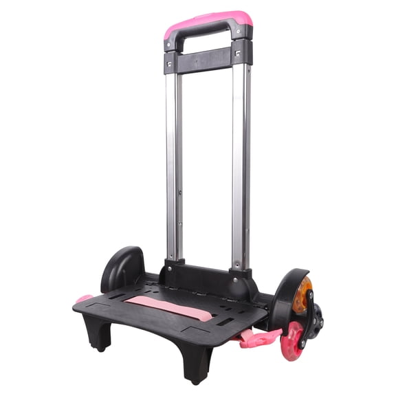 Backpack Trolley with Telescopic Handle 6 Wheels Hand Cart Rolling Luggage Carts Foldable Trolley Cart for School Bag