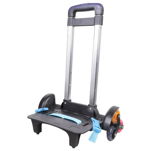 Backpack Trolley with Telescopic Handle 6 Wheels Hand Cart Rolling Luggage Carts Foldable Trolley Cart for School Bag