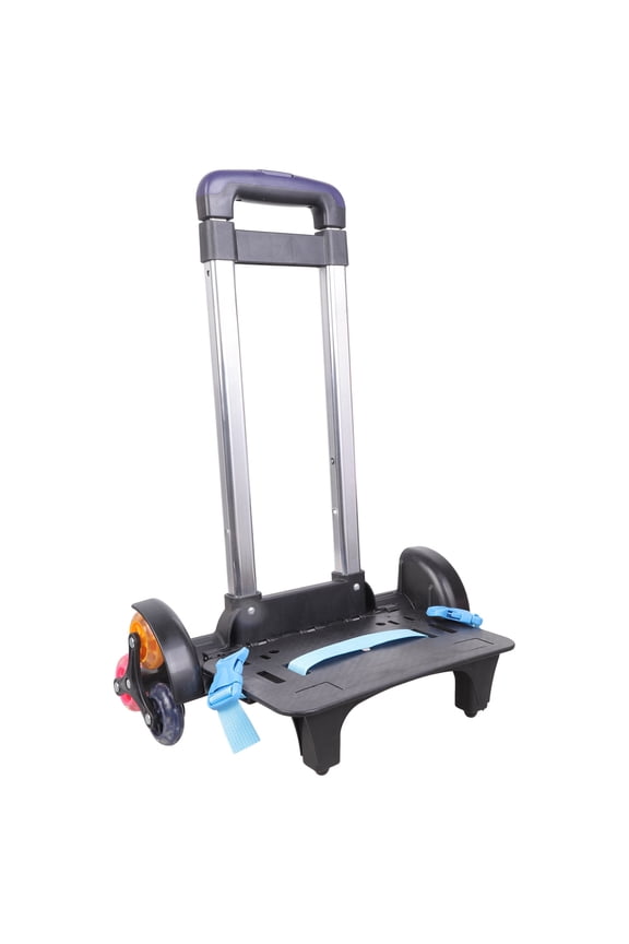 Backpack Trolley with Telescopic Handle 6 Wheels Hand Cart Rolling Luggage Carts Foldable Trolley Cart for School Bag