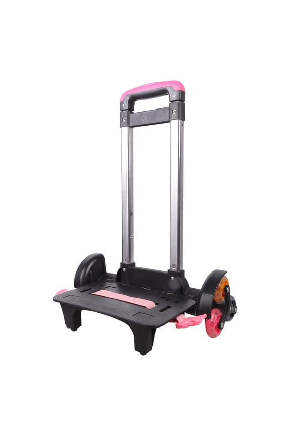 Backpack Trolley with Telescopic Handle 6 Wheels Hand Truck Foldable Trolley Cart for Luggage Backpack