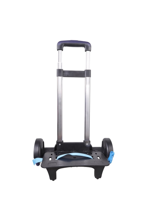 Backpack Trolley with Telescopic Handle Foldable Trolley Cart 6 Wheels Hand Truck for School Bags Luggage Backpack