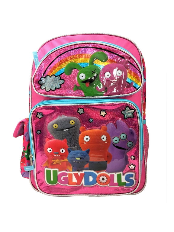 Backpack - UglyDolls - Rainbow Pink 16" School Bag New 206714-2
