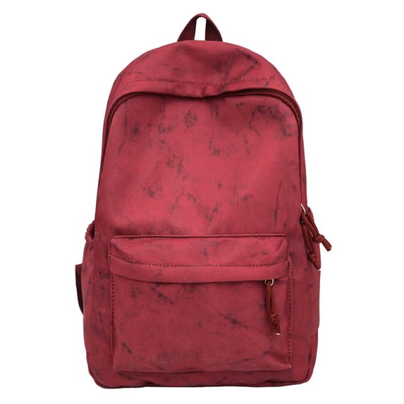 Backpack Vintage Tie Dye Textured Nylon Backpack Large Capacity Casual Commute Daypack