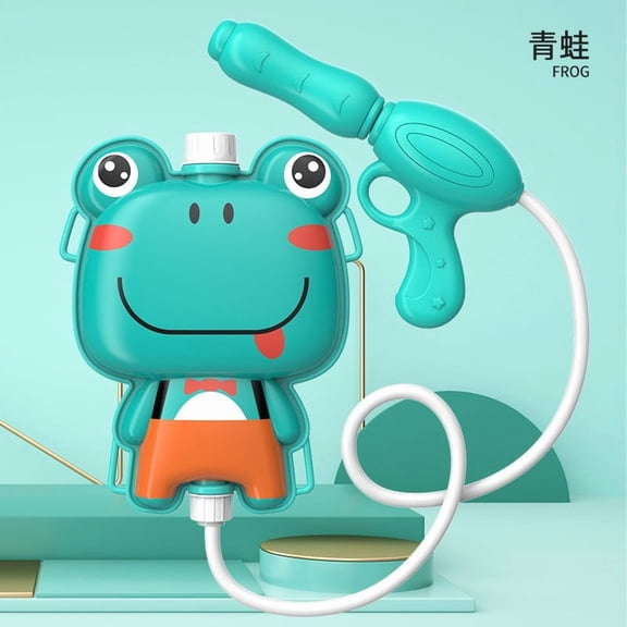 Backpack Water Gun Large Capacity Pull Pressure Water Blaster Cute Appearance Portable Backpack Design Summer Outdoor Toy for Pool Beach Backyard Fun Birthday Party Gifts Summer Outdoor Activities