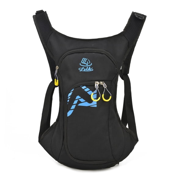 Backpack Waterproof Nylon Backpack Skin Bag,Light blue edge