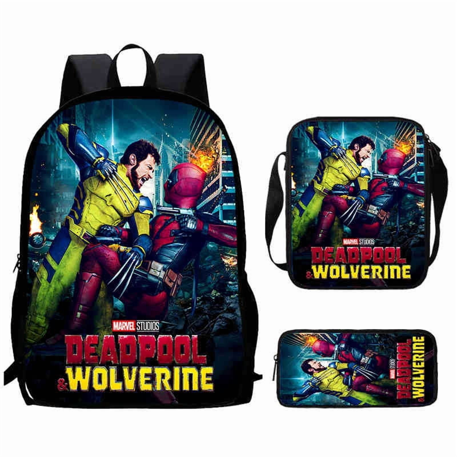 Backpack Wolverine and Deadpool DEADPOOL & WOLVERINE School Bag ...