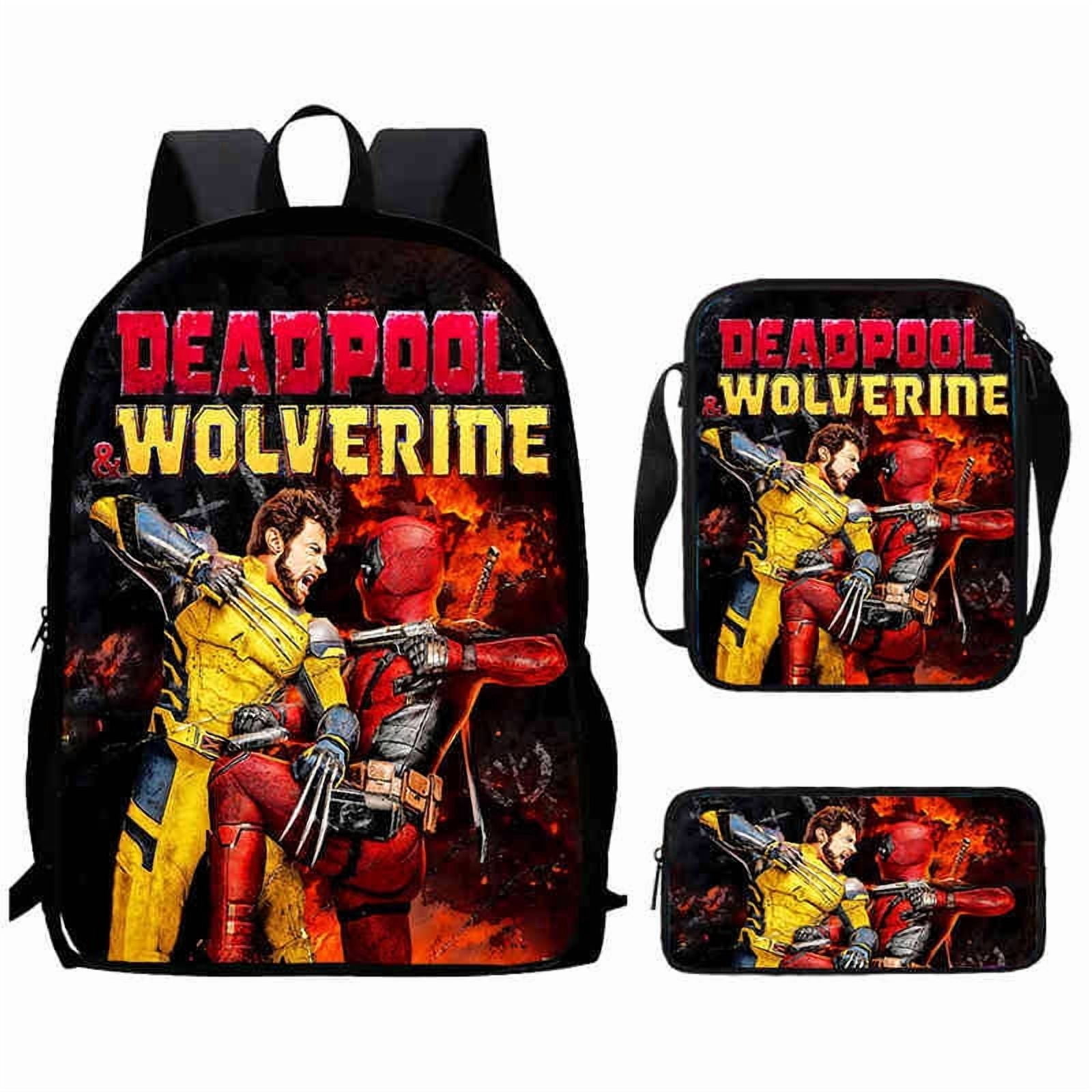 Backpack Wolverine and Deadpool DEADPOOL & WOLVERINE School Bag ...