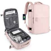 Backpack For Women Men Bag Watreproof Hiking Backpack College Laptop Backpack for Everydayon Airplane Essentials Carry on Backpack Flight ApprovedLotus Pink