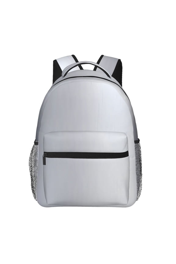 Backpack For Women Men Casual Daypack Water Resistant Laptop Bag With Padded Shoulder Straps Large Capacity For Work Travel Hiking Outdoor Activities Silver Metallic Gradient Scratches Titan Steel