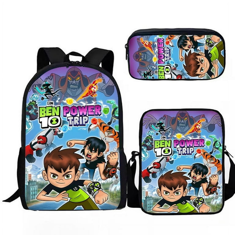 Backpack ben10 Ben 10 elementary school student backpack large capacity printed school bag