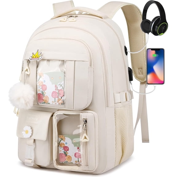 Backpack for All Age,Cute Backpacks for Man Women Aesthetic Schoolbag Laptop Bag Back DayPack for Your Son or Daughter