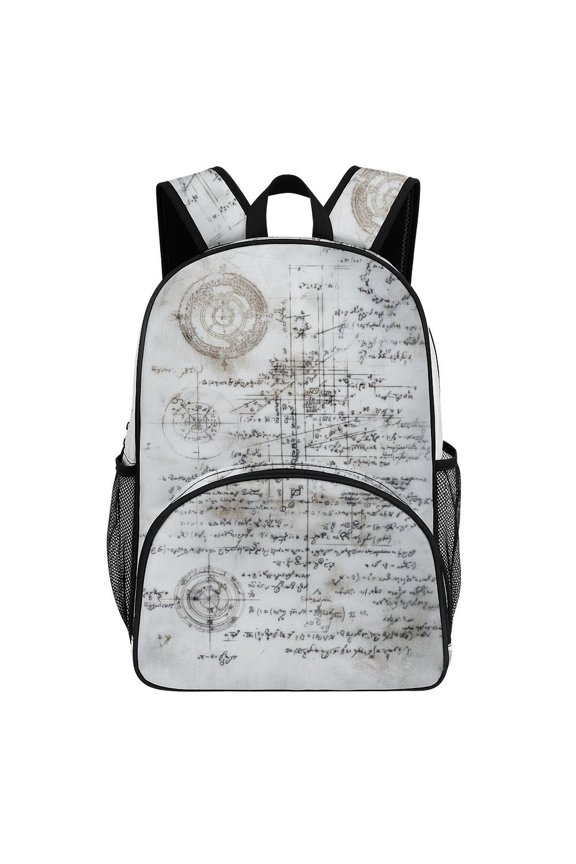 Backpack for Ancient Mystical Mathematical Drawings Bookbag Durable Student Teenager Sturdy Lightweight Waterproof