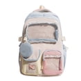 thumbnail image 1 of Backpack for Boys Girls Ctue School Bag with Lace Trim Clear Window Pocket Casual Bookbag for Elementary Middle High College School Student, 1 of 4