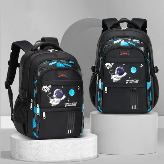 Backpack for Boys,Kids School Backpack ,Astronaut Lightweight Preschool Bookbag for Elementary Middle School(Black)