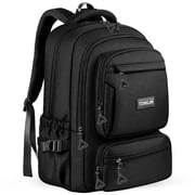 TONGJM School Backpack, Large Capacity Bookbag for 15.6inch Laptop, Water Resistant Bookbag for School Travel Work, Casual Daypack for Men Women Teens