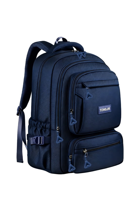 School Backpack, Large Capacity Bookbag for 15.6inch Laptop, WaterResistant Bookbag for School Travel Work, Casual Daypack for Men Women Teens