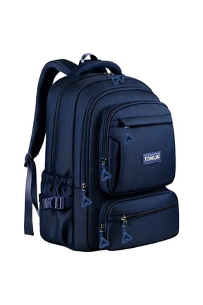 School Backpack, Large Capacity Bookbag for 15.6inch Laptop, WaterResistant Bookbag for School Travel Work, Casual Daypack for Men Women Teens