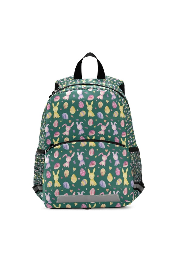 Backpack for Cute Easter bunny pattern(2) Bookbag Durable Student Teenager Sturdy Lightweight Waterproof