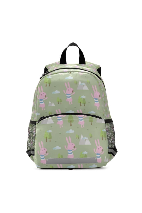 Backpack for Cute bunny seamless pattern Bookbag Durable Student Teenager Sturdy Lightweight Waterproof