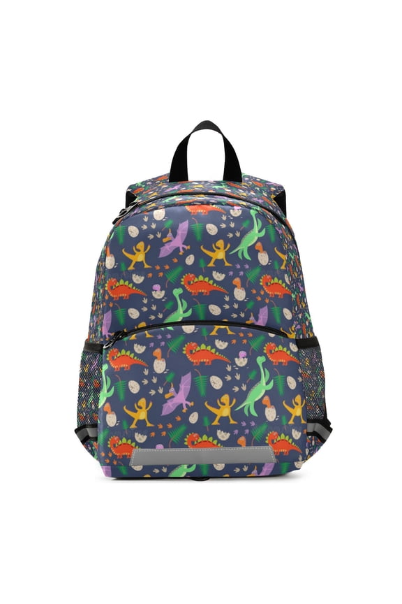 Backpack for Cute dinosaur seamless pattern(2) Bookbag Durable Student Teenager Sturdy Lightweight Waterproof