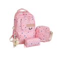 thumbnail image 1 of Backpack for Girls 3PCS Star Prints School Backpacks with Lunch Box Pencil Case Kids Backpack, 1 of 5
