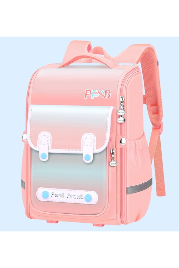 School Backpack for Girls, Girls Backpack, Kids Backpack with Multiple Pockets School Backpack for Primary Elementary - Orange