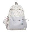 thumbnail image 1 of Backpack for Girls Polka Dot Daypack with Star Waterproof School Bag Side Drawstring Pocket for Elementary Middle High College School Student, 1 of 4
