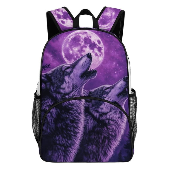 Backpack for Jungle Wolf Mech Bookbag Durable Student Teenager Sturdy Lightweight Waterproof