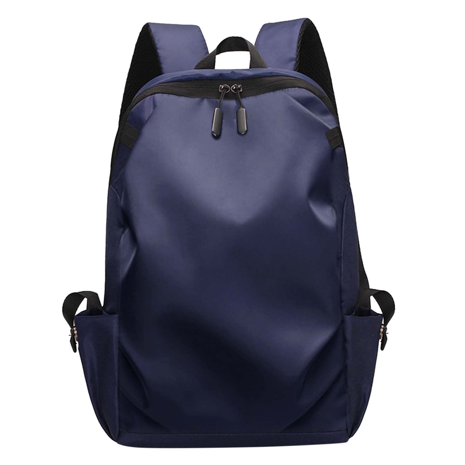 Backpack for Men Backpack for Travel Heavy Duty Backpack Backpack shoulder fashion travel simple solid color computer bag Blue