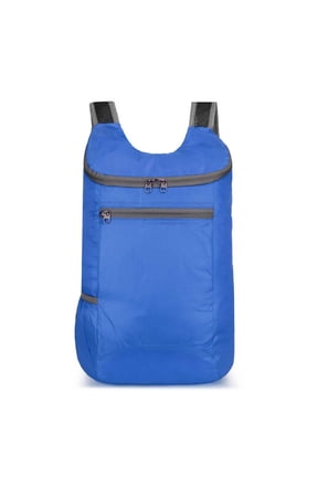 Backpack for Men Lightweight Foldable Outdoor Sports Backpack Large Capacity Travel Daypack Blue One Size