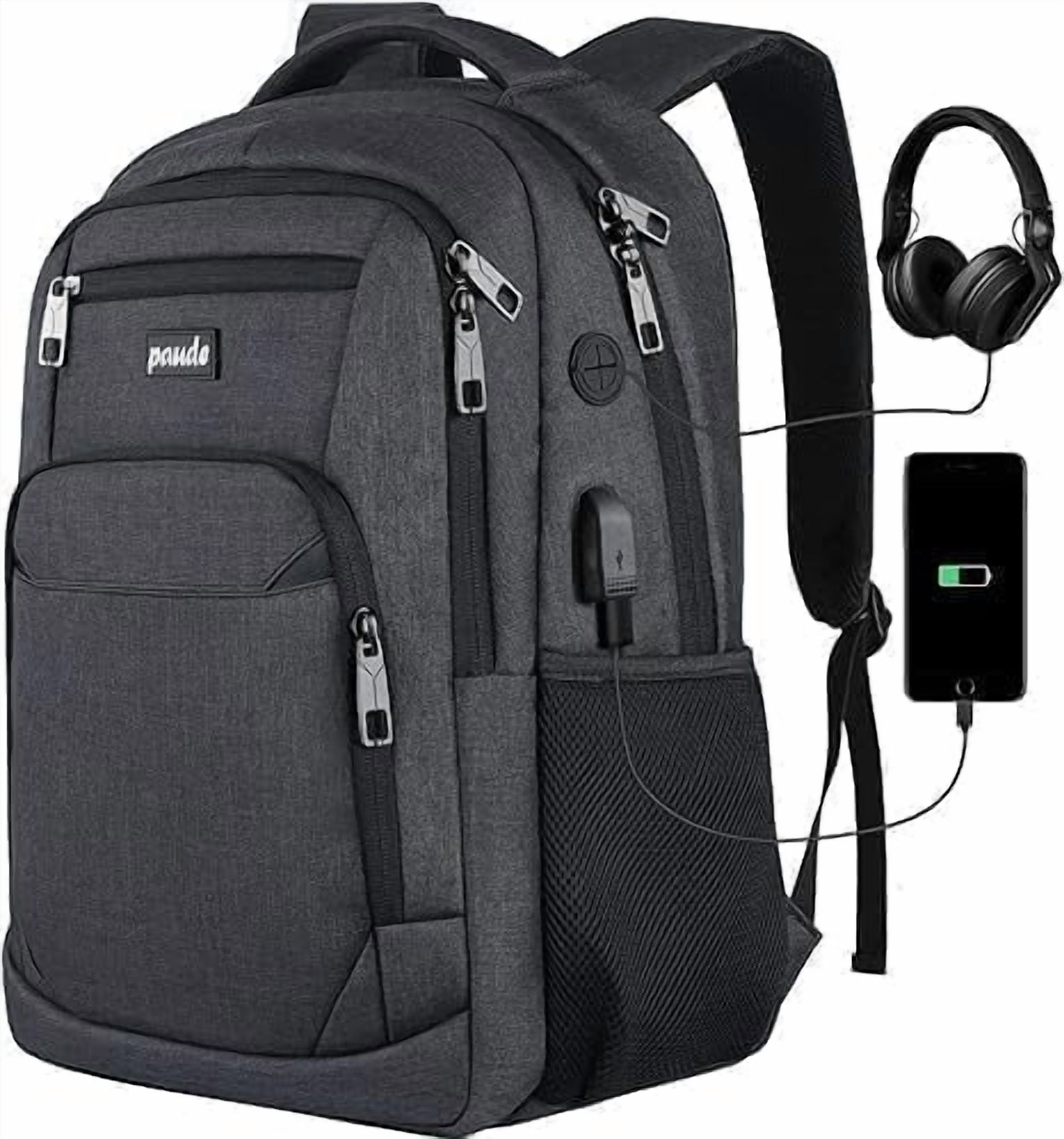 Backpack for Men and Women,School Backpack for Teens,15.6 inch Laptop Backpack with USB Charging port for Business College Travel