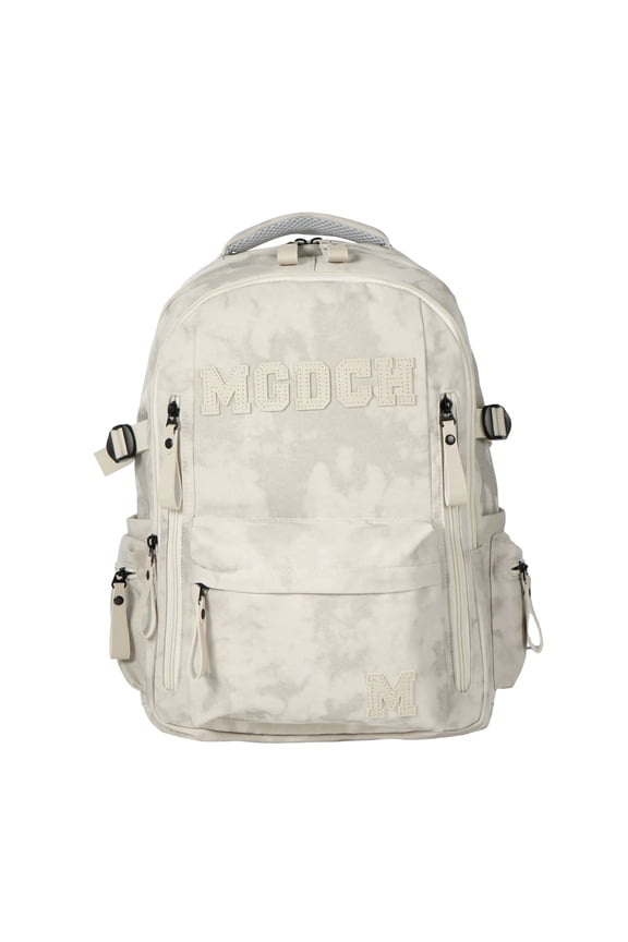 Backpack for Men and Women, Water Resistant College School Bag, Lightweight Travel Backpack, Small Size, Creamy White
