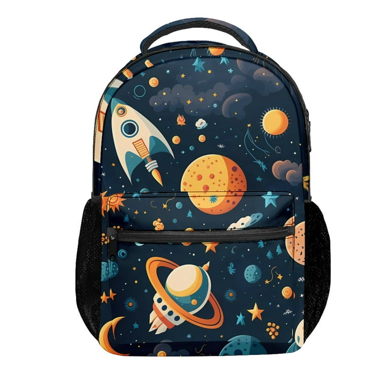Backpack for Preschoolers with Chest Strap Space Astronaut School Bags Back to School Walmart