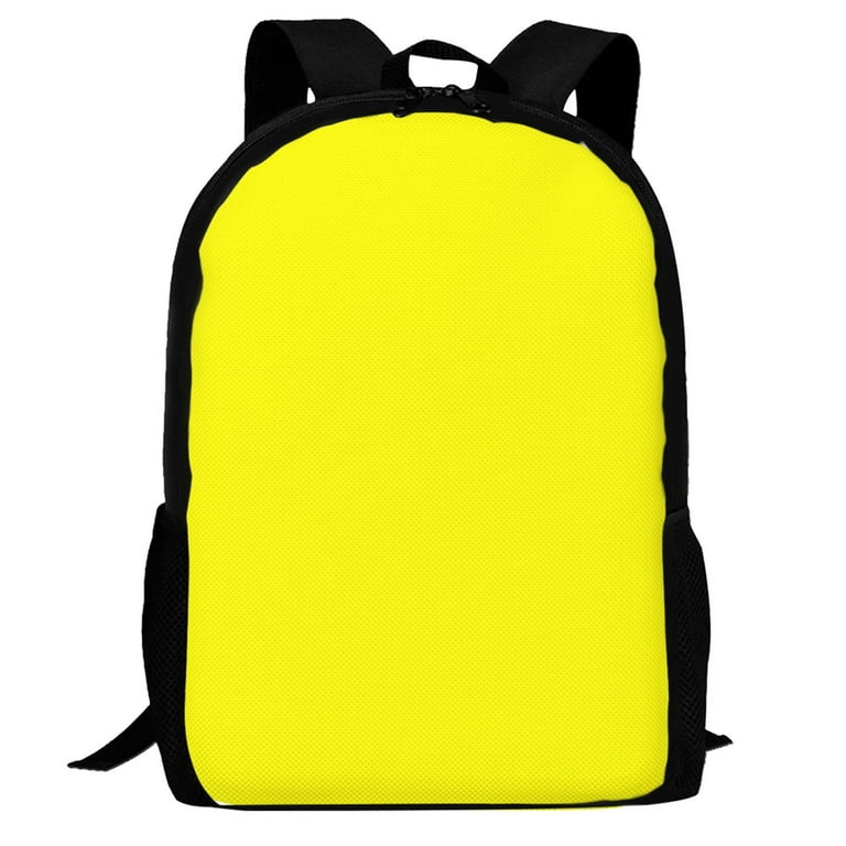 Backpack for School Girls Boys yellow Travel Laptop Backpack for Men Women Kids School Backpack College Back Pack for Teen with Adjustable Straps